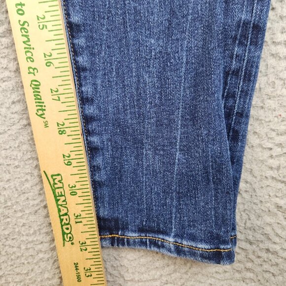 AE Next Level Airflex Skinny Jeans Men's Size 30x34 Blue Denim Whiskered Stretch - Picture 5 of 13